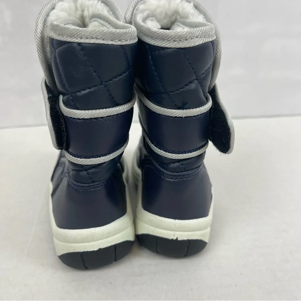 Tundra Snow Navy Blue Cold Weather Teddy Winter Boots Unisex‎ Size 5